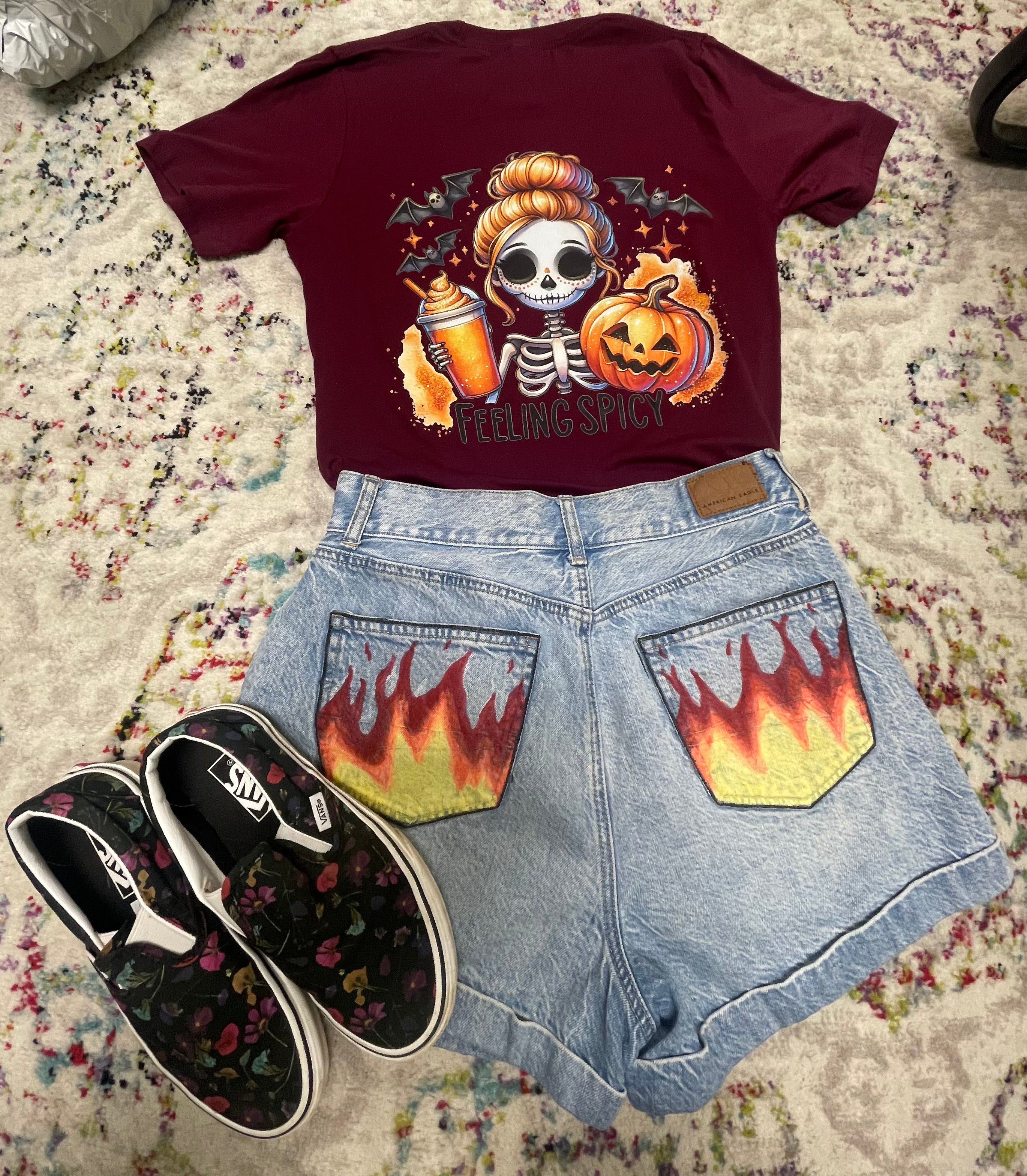 Feeling Spicy T-Shirt (Maroon)